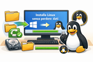 Come installare Linux su un PC con Windows 10 senza perdere i dati